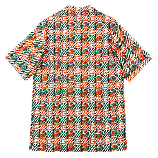 GUCCI Short sleeve shirt 623168 cotton 100% multicolor mens 46 Used Authentic