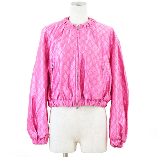 GUCCI Other outerwear [Outer fabric] 100% silk [Lining] 100% rayon [Other fabric] 100% polyester pink 691925 ZAIDC 5705 Women 40 Used Authentic