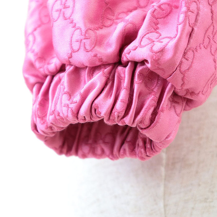 GUCCI Other outerwear [Outer fabric] 100% silk [Lining] 100% rayon [Other fabric] 100% polyester pink 691925 ZAIDC 5705 Women 40 Used Authentic