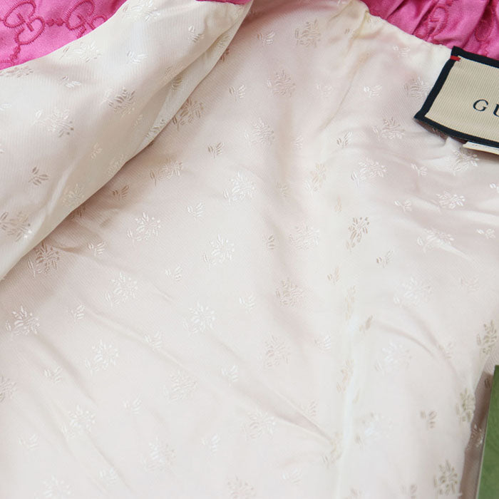 GUCCI Other outerwear [Outer fabric] 100% silk [Lining] 100% rayon [Other fabric] 100% polyester pink 691925 ZAIDC 5705 Women 40 Used Authentic