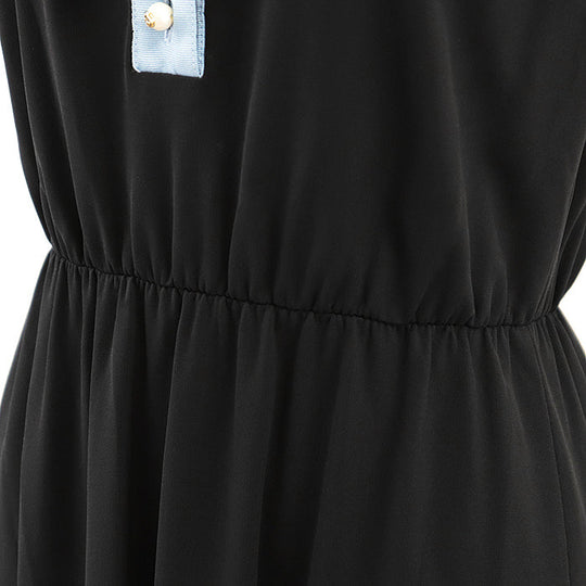 GUCCI one piece 410274 98% rayon, 2% polyurethane Black blue Women S Used Authentic