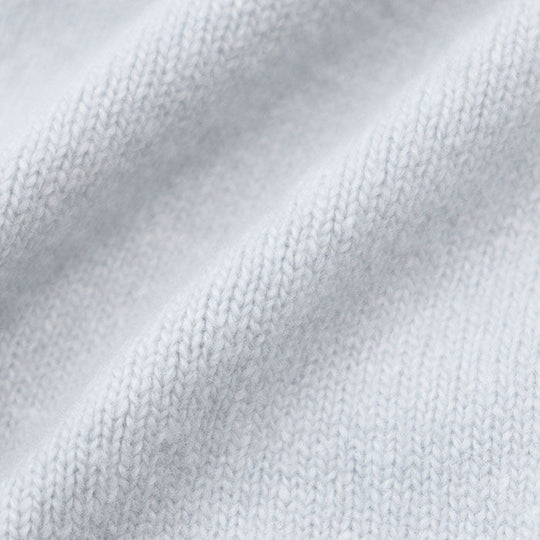 HERMES knit 68% wool, 29% cashmere [separate fabric] 100% silk Sac blue Women 38 Used Authentic