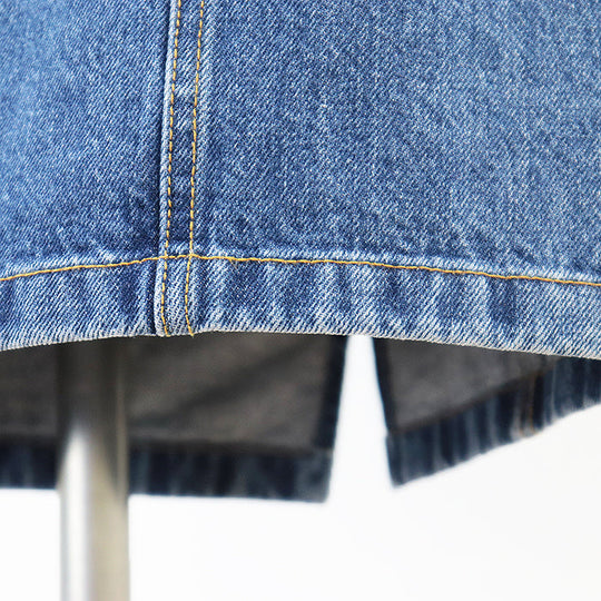 CHANEL skirt P73756 cotton Indigo 38