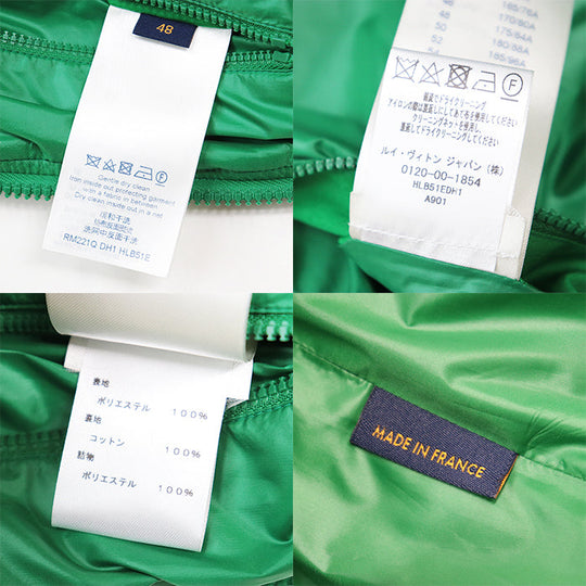 LOUIS VUITTON Other outerwear RM221Q DH1 HLB51E [Outer material] 100% polyester [Lining] 100% cotton [Filling] 100% polyester green mens 48 Used Authentic