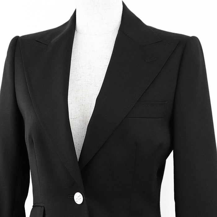 DOLCE&GABBANA Other outerwear [Outer material] 100% wool [Lining] 100% rayon black Women 38 Used Authentic