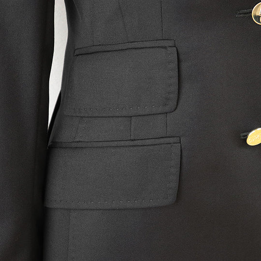 DOLCE&GABBANA Other outerwear [Outer material] 100% wool [Lining] 100% rayon black Women 38 Used Authentic