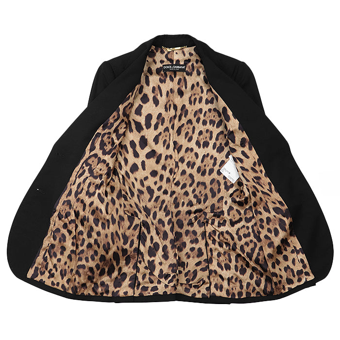 DOLCE&GABBANA Other outerwear [Outer material] 100% wool [Lining] 100% rayon black Women 38 Used Authentic
