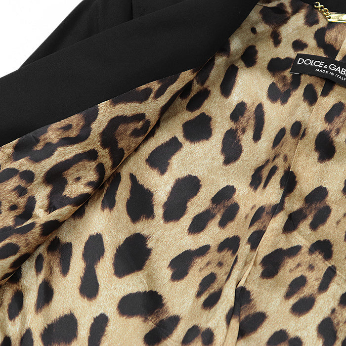 DOLCE&GABBANA Other outerwear [Outer material] 100% wool [Lining] 100% rayon black Women 38 Used Authentic