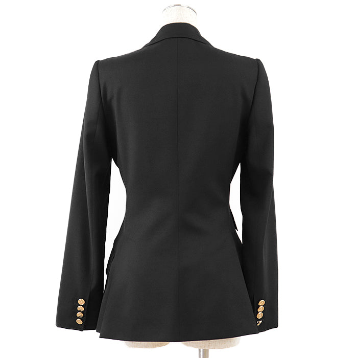 DOLCE&GABBANA Other outerwear [Outer material] 100% wool [Lining] 100% rayon black Women 38 Used Authentic