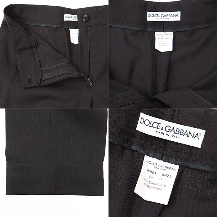 DOLCE&GABBANA suit 96% cashmere, 4% spandex Dark brown Women Used Authentic