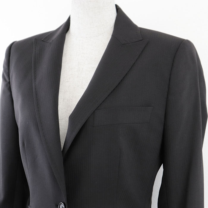 DOLCE&GABBANA suit 96% cashmere, 4% spandex Dark brown Women Used Authentic