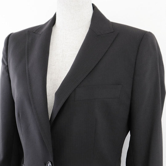 DOLCE&GABBANA suit 96% cashmere, 4% spandex Dark brown Women Used Authentic