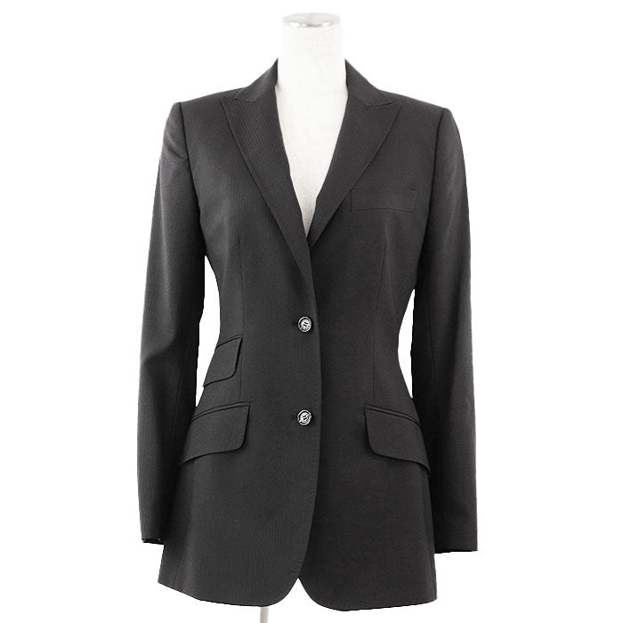 DOLCE&GABBANA suit 96% cashmere, 4% spandex Dark brown Women Used Authentic