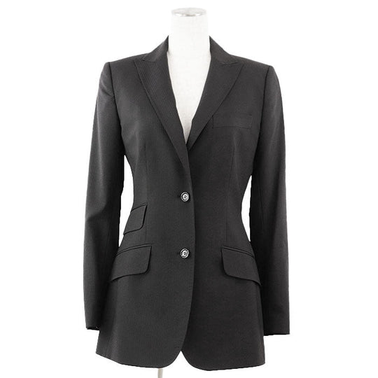 DOLCE&GABBANA suit 96% cashmere, 4% spandex Dark brown Women Used Authentic