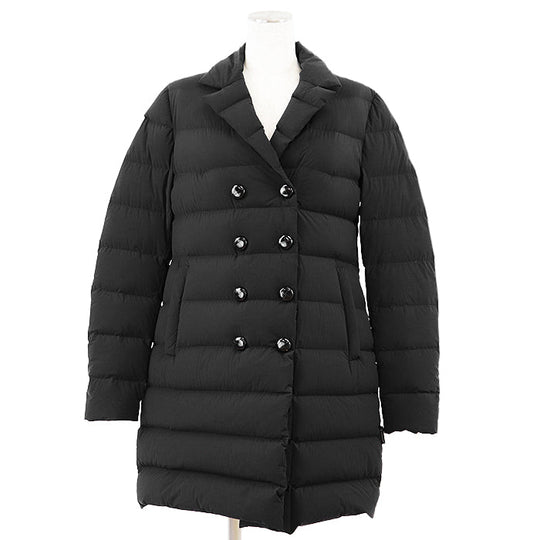 MONCLER coat 68% nylon, 32% polyurethane [Filling] 90% down, 10% feather black Women 1 Used Authentic
