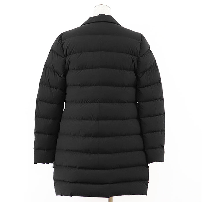 MONCLER coat 68% nylon, 32% polyurethane [Filling] 90% down, 10% feather black Women 1 Used Authentic
