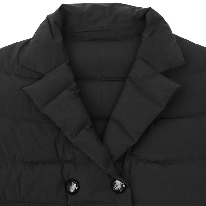 MONCLER coat 68% nylon, 32% polyurethane [Filling] 90% down, 10% feather black Women 1 Used Authentic
