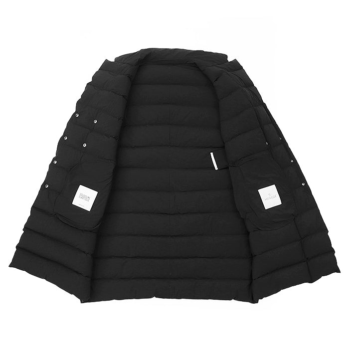 MONCLER coat 68% nylon, 32% polyurethane [Filling] 90% down, 10% feather black Women 1 Used Authentic