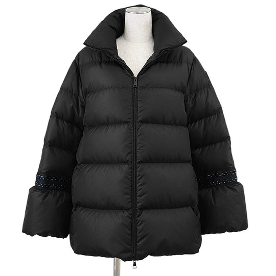MONCLER Down jacket 59632 [Outer material] 100% polyester [Lining] 100% nylon [Filling] 90% down, 10% feather black zero
