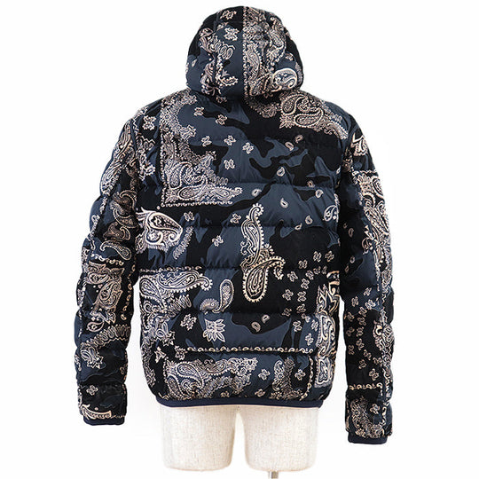 MONCLER Down jacket 68950 [Outer material] 100% nylon [Lining] 100% polyester [Filling] 90% down, 10% feather Navy mens 1 Used Authentic