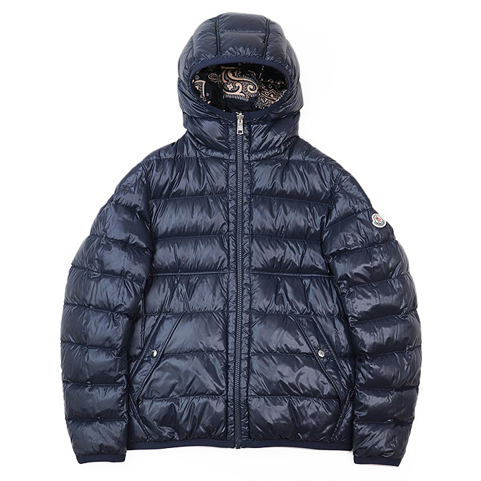 MONCLER Down jacket 68950 [Outer material] 100% nylon [Lining] 100% polyester [Filling] 90% down, 10% feather Navy mens 1 Used Authentic