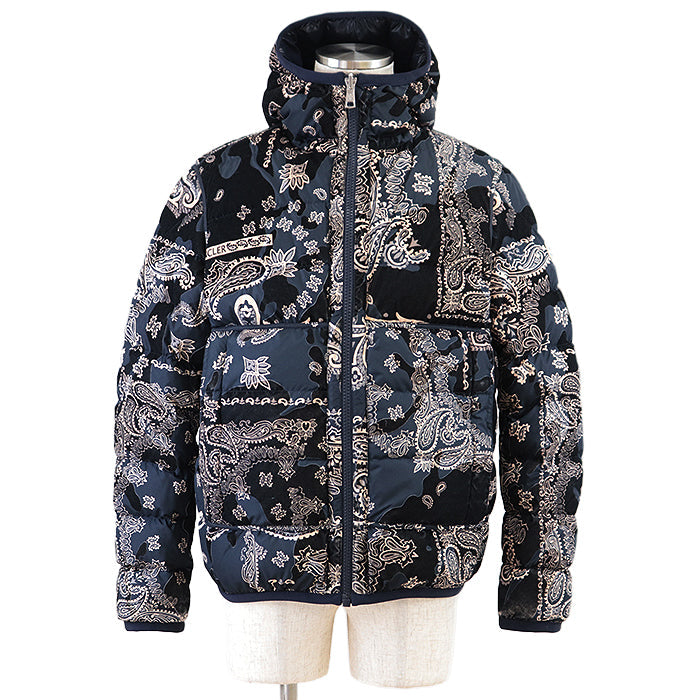 MONCLER Down jacket 68950 [Outer material] 100% nylon [Lining] 100% polyester [Filling] 90% down, 10% feather Navy mens 1 Used Authentic