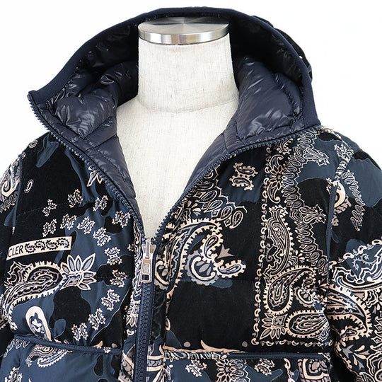 MONCLER Down jacket 68950 [Outer material] 100% nylon [Lining] 100% polyester [Filling] 90% down, 10% feather Navy mens 1 Used Authentic