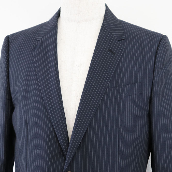 GUCCI suit [Outer material] 65% cotton, 35% mohair [Lining] 100% viscose Navy 21GCFE mens Used Authentic