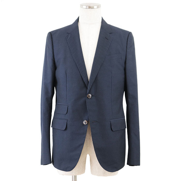GUCCI suit [Outer material] 65% cotton, 35% mohair [Lining] 100% viscose Navy 21GCFE mens Used Authentic