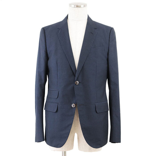 GUCCI suit [Outer material] 65% cotton, 35% mohair [Lining] 100% viscose Navy 21GCFE mens Used Authentic