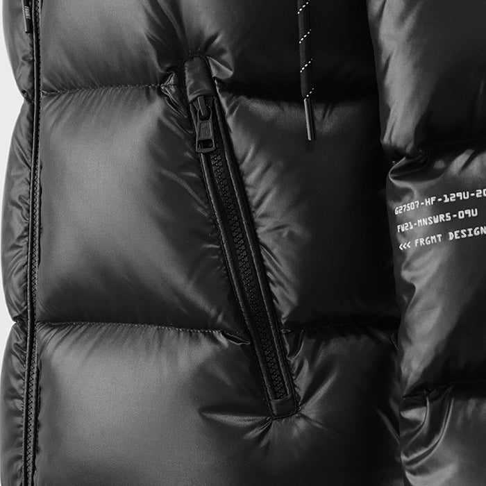 MONCLER GENIUS Down jacket 53A0E 100% nylon [Filling] 90% down, 10% feather black mens 1 Used Authentic