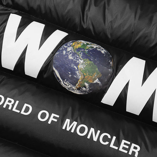 MONCLER GENIUS Down jacket 53A0E 100% nylon [Filling] 90% down, 10% feather black mens 1 Used Authentic