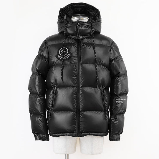 MONCLER GENIUS Down jacket 53A0E 100% nylon [Filling] 90% down, 10% feather black mens 1 Used Authentic