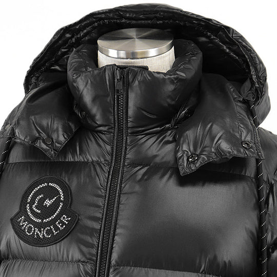 MONCLER GENIUS Down jacket 53A0E 100% nylon [Filling] 90% down, 10% feather black mens 1 Used Authentic