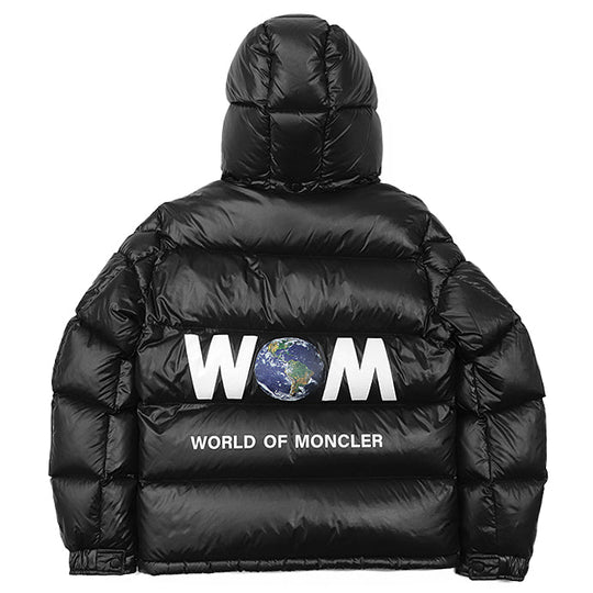 MONCLER GENIUS Down jacket 53A0E 100% nylon [Filling] 90% down, 10% feather black mens 1 Used Authentic