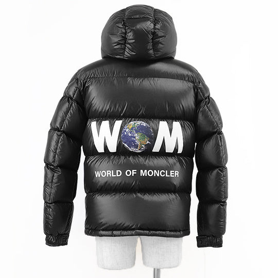 MONCLER GENIUS Down jacket 53A0E 100% nylon [Filling] 90% down, 10% feather black mens 1 Used Authentic