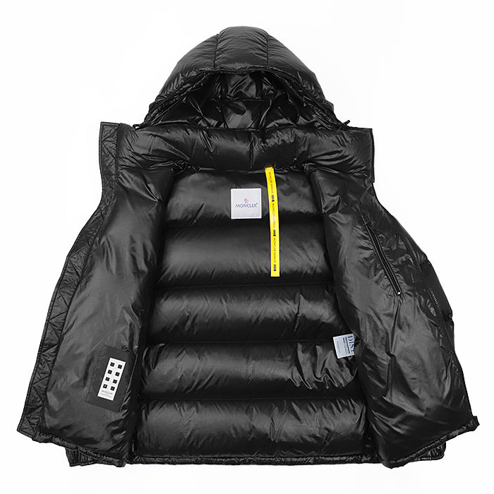MONCLER GENIUS Down jacket 53A0E 100% nylon [Filling] 90% down, 10% feather black mens 1 Used Authentic
