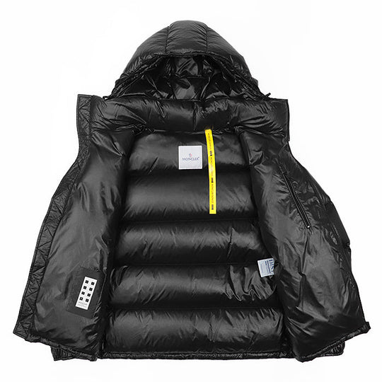 MONCLER GENIUS Down jacket 53A0E 100% nylon [Filling] 90% down, 10% feather black mens 1 Used Authentic