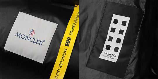 MONCLER GENIUS Down jacket 53A0E 100% nylon [Filling] 90% down, 10% feather black mens 1 Used Authentic