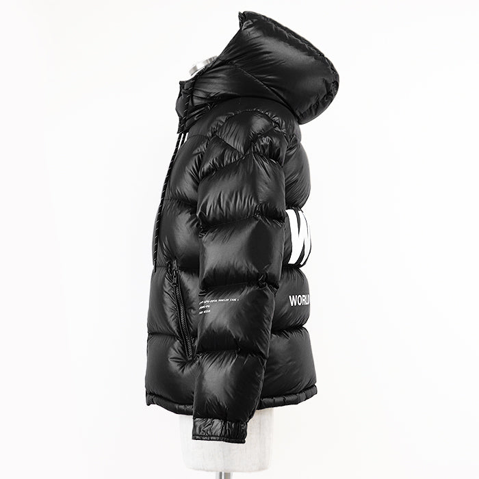 MONCLER GENIUS Down jacket 53A0E 100% nylon [Filling] 90% down, 10% feather black mens 1 Used Authentic