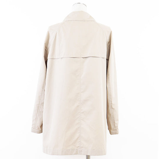 Aquascutum coat 5004250131-83 polyester beige Women 8 Used Authentic