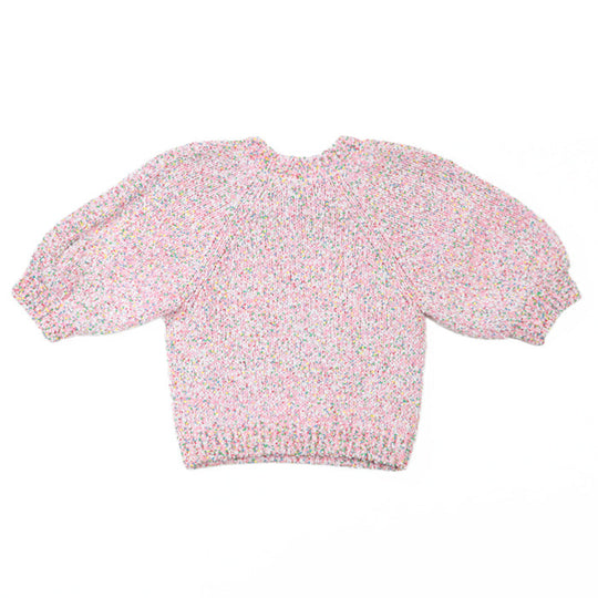CHANEL knit Vinylon Cotton Pink multicolor 36