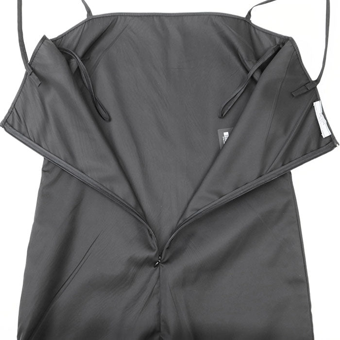 PRADA one piece 100% polyamide [Leather part] 100% calf leather black 230602 Women 40 Used Authentic