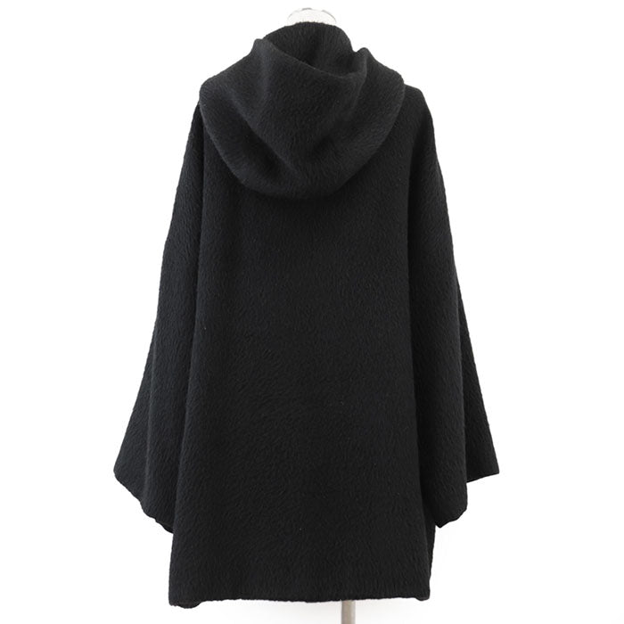 GUCCI coat [Outer material] 100% alpaca [Lining] 100% cupra black Women 42 Used Authentic