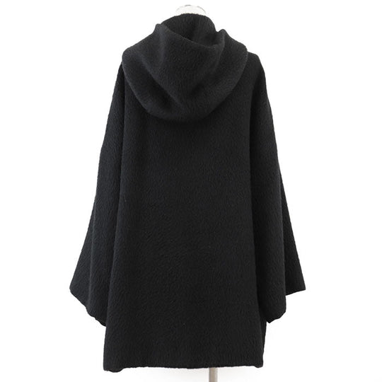 GUCCI coat [Outer material] 100% alpaca [Lining] 100% cupra black Women 42 Used Authentic