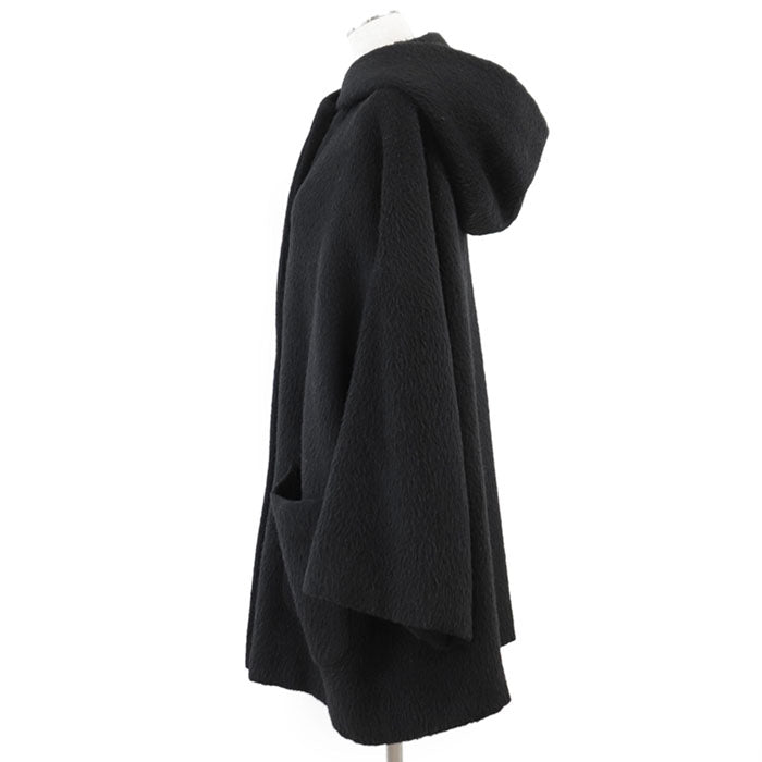 GUCCI coat [Outer material] 100% alpaca [Lining] 100% cupra black Women 42 Used Authentic