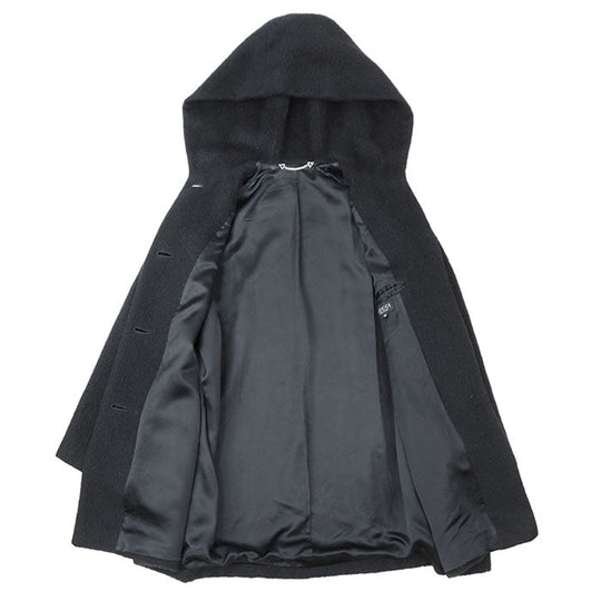 GUCCI coat [Outer material] 100% alpaca [Lining] 100% cupra black Women 42 Used Authentic