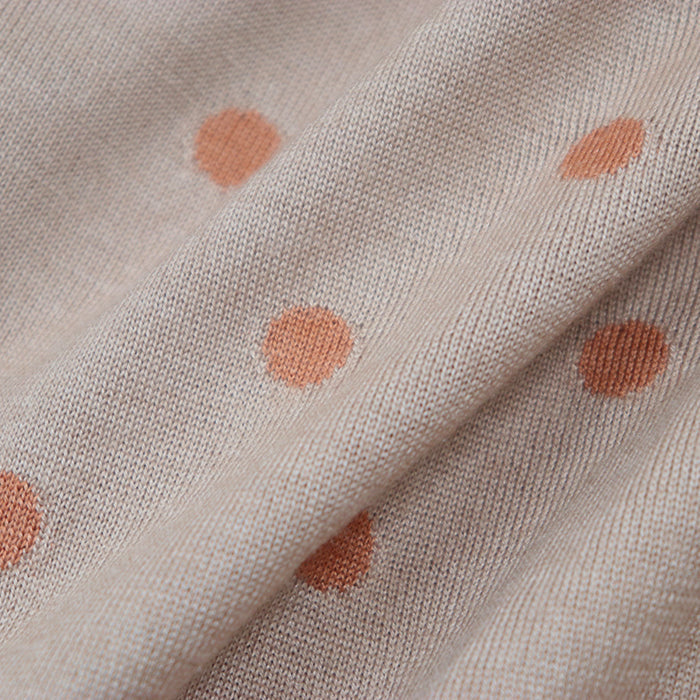 HERMES knit [Outer fabric] 50% cashmere, 50% silk [Other fabric] 100% rayon beige Women 38 Used Authentic