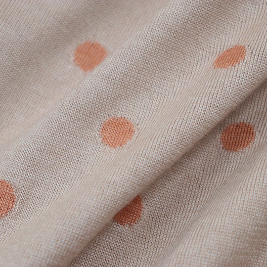 HERMES knit [Outer fabric] 50% cashmere, 50% silk [Other fabric] 100% rayon beige Women 38 Used Authentic