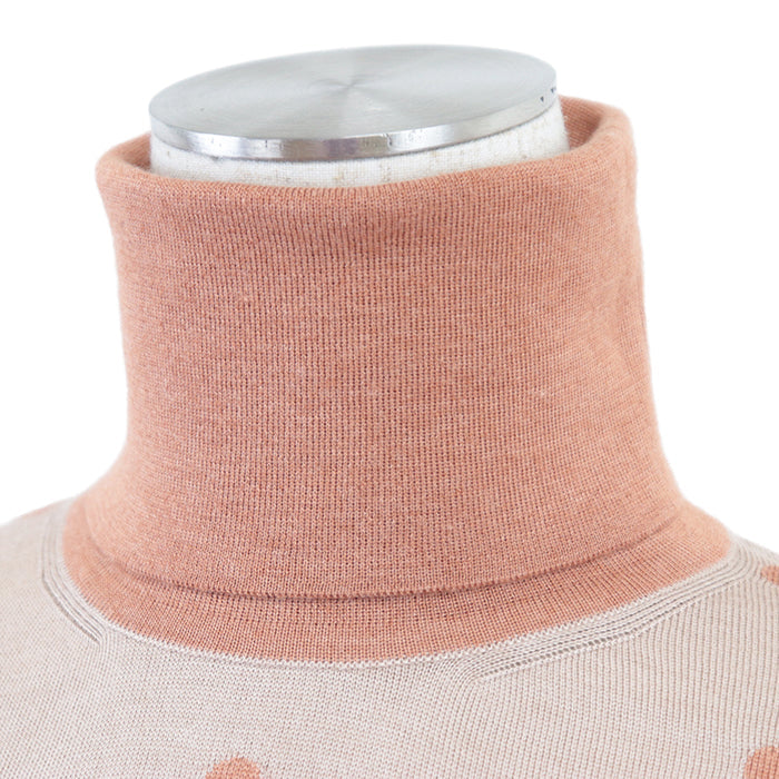 HERMES knit [Outer fabric] 50% cashmere, 50% silk [Other fabric] 100% rayon beige Women 38 Used Authentic